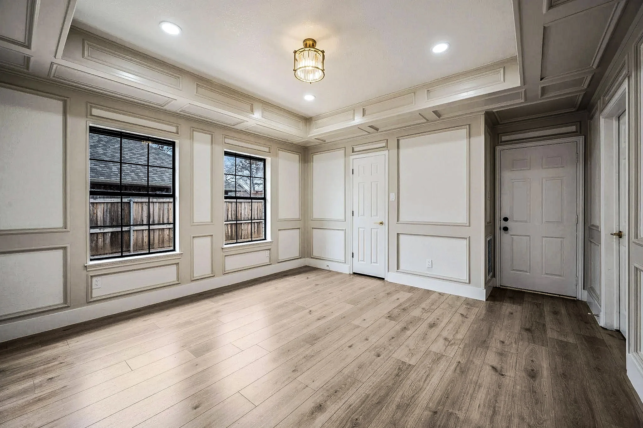Custom library millwork completed by Utmost Builds in Grapevine, Texas